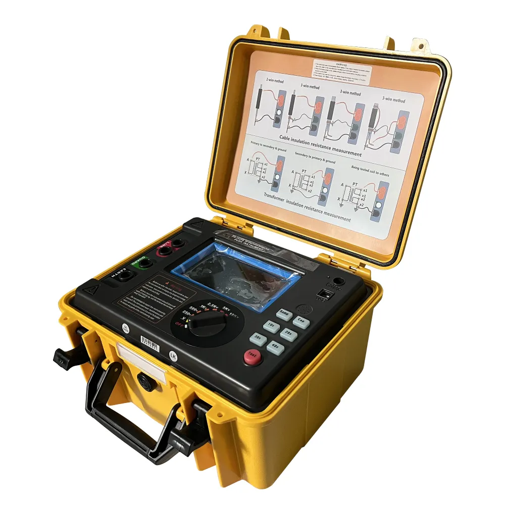 digital insulation tester use